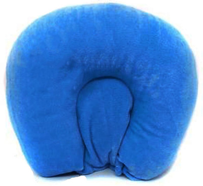 S-Square Mustard Seeds Baby Pillow Pack of 1 Solid(Blue)