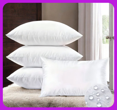 Urmila Creation Microfibre Sleeping Pillow Pack of 4 Solid LUXURY(White)