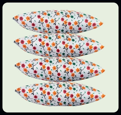 RUSHABH ENTERPRISE Cotton Solid Sleeping Pillow Pack of 1(White)