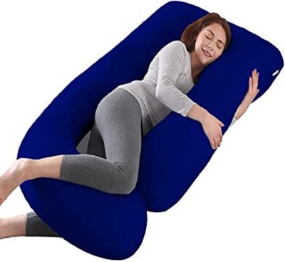 WILD MINT Microfibre Solid Pregnancy Pillow Pack of 1(Royal Blue)