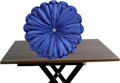 GTX Microfibre Solid Floor Cushion Pack of 1(Blue)