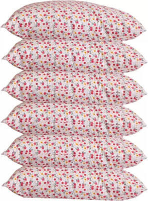 SANJU BROTHER LUXORY Microfibre Solid Sleeping Pillow Pack of 6(Multicolor)