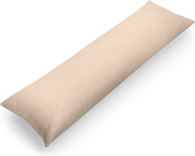 Slatters Be Royal Store Polyester Fibre Solid Body Pillow Pack of 1(Cream)