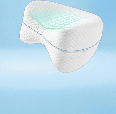 INDIEPREMIOR Microbeads Solid Orthopaedic Pillow Pack of 1(White)