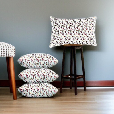 fulffystyl Microfibre Sleeping Pillow Pack of 4 Abstract SOFT(Multicolor)