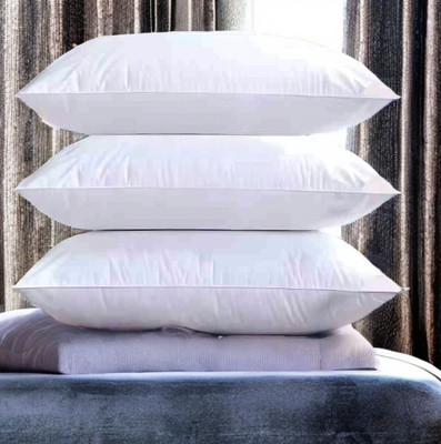 Urmila Creation Microfibre Sleeping Pillow Pack of 3 Solid LUXURY(White)