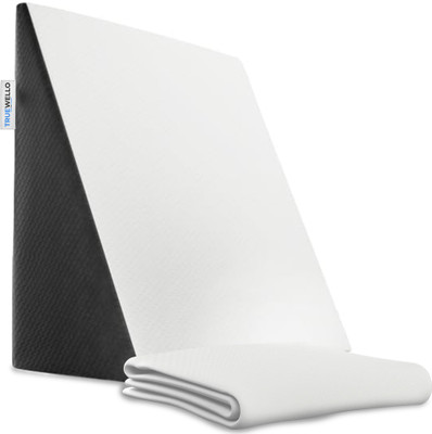 Truewello Memory Foam Solid Orthopaedic Pillow Pack of 1(White)