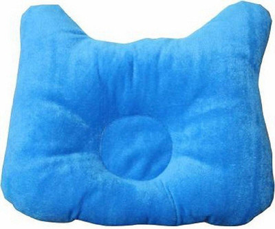 Little Miracles Polyester Fibre Animals Baby Pillow Pack of 1(Blue)