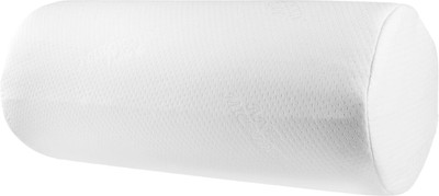araami Orthopedic Memory Foam Ultra Soft Round Bed KIing Size Bolster Pillow Memory Foam Solid Sleeping Pillow Pack of 1(White)