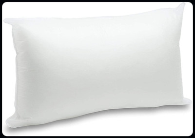 RACCOON Home Furnishing Microfibre Solid Sleeping Pillow Pack of 1(White)
