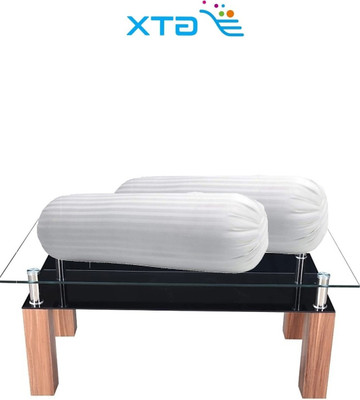 GTX Microfibre Bolster Pack of 2 Stripes(White)