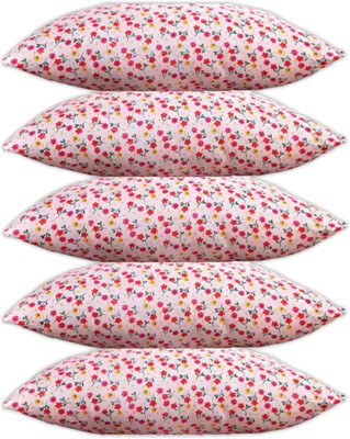 ERANC LUXURY Polyester Fibre Abstract Sleeping Pillow Pack of 5(Multicolor)