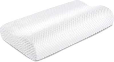 RAIVATS CARE RAIVATS CARE Head and Spine orthopaedic Support Pillow Memory Foam Solid Orthopaedic Pillow Pack of 1(White)