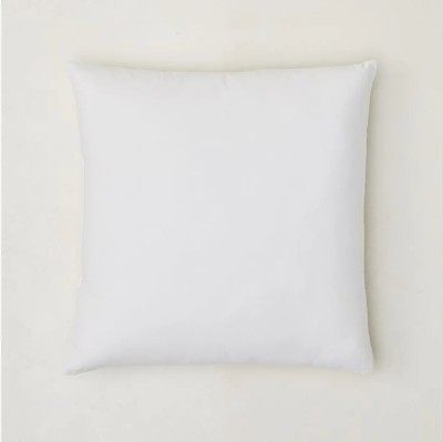 HABBITA Microfibre Solid Cushion Pack of 2(White)