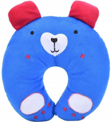 Rylie Microfibre Animals Baby Pillow Pack of 1(Blue)