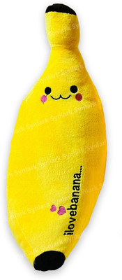 Synlark Fruits Microfibre Fruits Baby Pillow Pack of 1(Yellow)