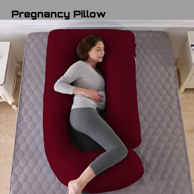 Prifarodo Pregnancy G Shape for Pregnant/Maternity Back Pain Relief, HIPS & Belly Support Polyester Fibre Solid Pregnancy Pillow Pack of 1(Multicolor)