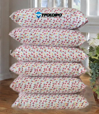 LIPONOS Microfibre Sleeping Pillow Pack of 6 Abstract LUXURY(Printed)