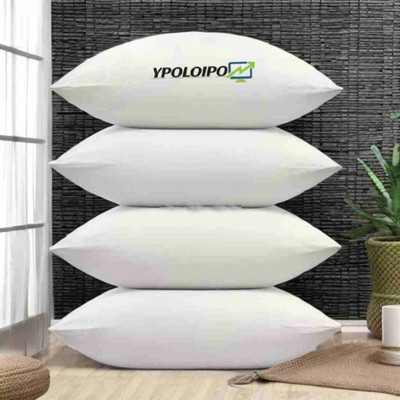 GUNVAR INDIA PRIVATE LIMITED Polyester Fibre Sleeping Pillow Pack of 4 Abstract LUXURY(White)