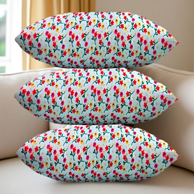 CIEZAR Polyester Fibre Sleeping Pillow Pack of 3 Solid Luxury(Multicolor)