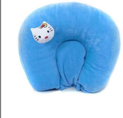 Mahadev Enterprises Microfibre Baby Pillow Pack of 1 Floral NA(Newborn Baby Pillow | Soft & Comfortable Mustard Seed Pillow - Blue)