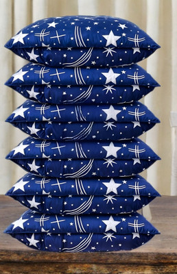 YPOLOIPO Polyester Fibre Sleeping Pillow Pack of 6 Solid LUXURY(Blue)