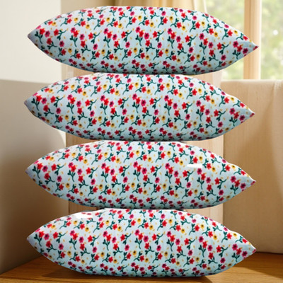 CIEZAR Microfibre Sleeping Pillow Pack of 4 Solid(Multicolor)