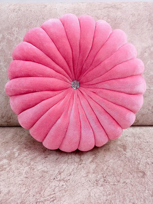 smake Microfibre Solid Cushion Pack of 1(Light Pink)