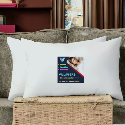 NKSNIMYSTORESS Microfibre Abstract Sleeping Pillow Pack of 1(White)