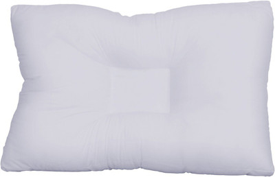 Pisaganj Luxury Microfibre Solid Orthopaedic Pillow Pack of 1(White)