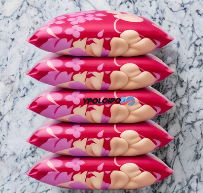 YPOLOIPO Microfibre Sleeping Pillow Pack of 5 Abstract LUXURY(Pink)