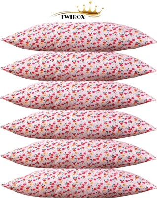TWIROX LUXURY Polyester Fibre Floral Sleeping Pillow Pack of 6(Multicolor)