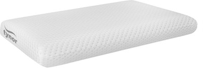 TYNOR Elite Ortho Memory Pillow, Soft Memory Foam Solid Orthopaedic Pillow Pack of 1(White)
