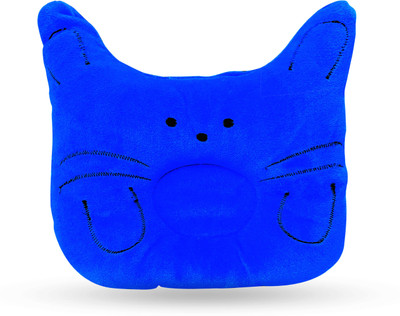 HouseOfCommon Polyester Fibre Animals Baby Pillow Pack of 1(Blue)