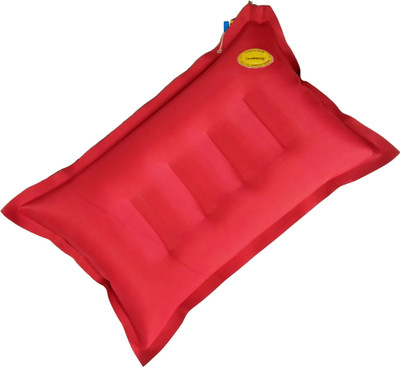 DUCKBACK Pillow Air Solid Travel Pillow Pack of 1(Red)