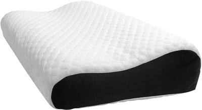 Pratyaksh Anti-Snoring Neck Pillow Memory Foam Geometric Orthopaedic Pillow Pack of 1(White)
