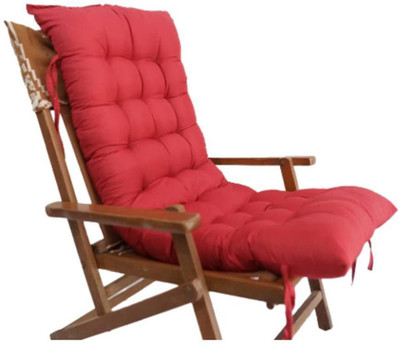AG's Active Microfibre Solid Chair Pad Pack of 1(Red)