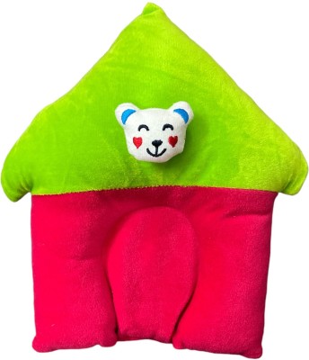 kogar Mustard Seeds, Polyester Fibre Toons & Characters Baby Pillow Pack of 1(red green)