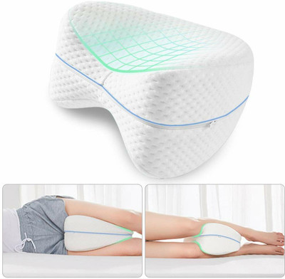 TRINGDOWN Memory Foam Solid Sleeping Pillow Pack of 1(White)