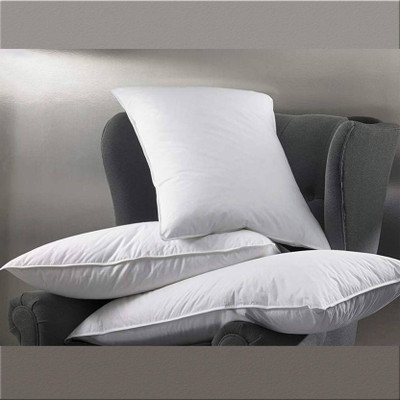 CATHROL 004 Cotton Solid Sleeping Pillow Pack of 3(White)