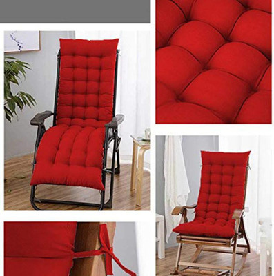 AG's Active Microfibre Solid Chair Pad Pack of 1(Red)