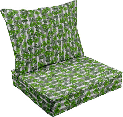 Vargottam Foam Nature Chair Pad Pack of 2(Light Gray1)