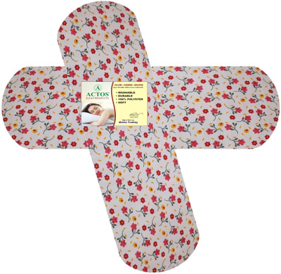 ACTOS Microfibre Floral Bolster Pack of 2(Multicolor)