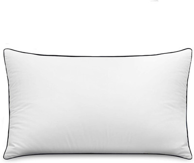 GIGLICK Exclusive White Soft Fluffy Hollow Fibre Pillow for Better Sleep | Microfibre Solid Sleeping Pillow Pack of 1(White)
