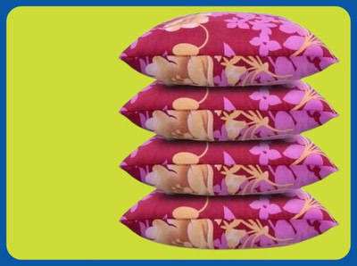 Urmila Creation Cotton Sleeping Pillow Pack of 4 Floral LUXURY(Multicolor)