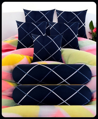 RUSHABH ENTERPRISE LUXURY Polyester Fibre Abstract Sleeping Pillow Pack of 1(Multicolor)