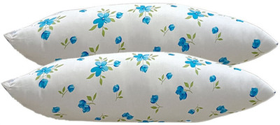 SANJU BROTHER Microfibre Floral Sleeping Pillow Pack of 2(Blue)