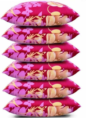 CATHROL Cotton Sleeping Pillow Pack of 6 Solid(Multicolor)