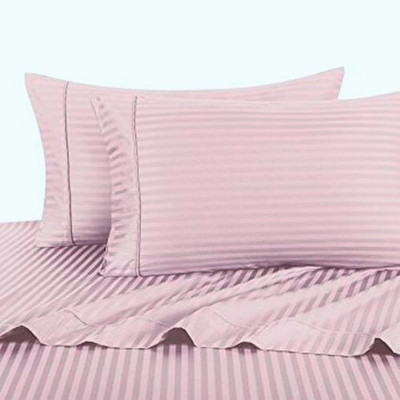 LINENWALAS Microfibre Solid Sleeping Pillow Pack of 2(Blush Pink)