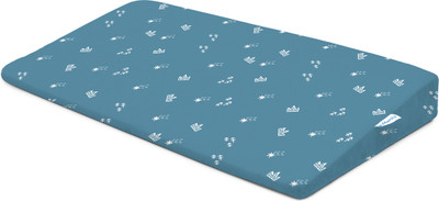 Cherilo Full Size Elevated Wedge Pillow for Baby Crib & Mattress, Memory Foam Geometric Baby Pillow Pack of 1(Blue Royal Stars)